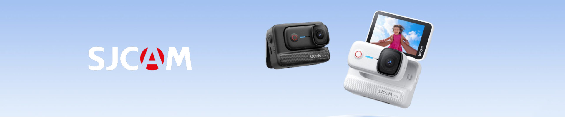 Black and White SJCAM S10 Action Cameras